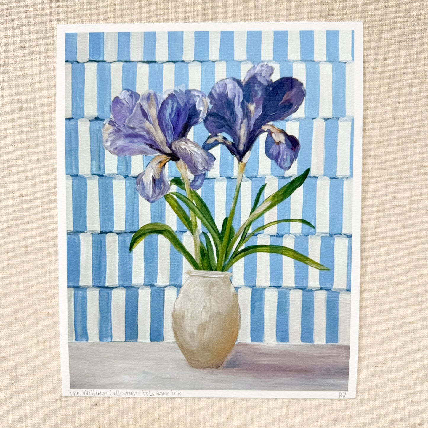 February Iris Print | 8x10
