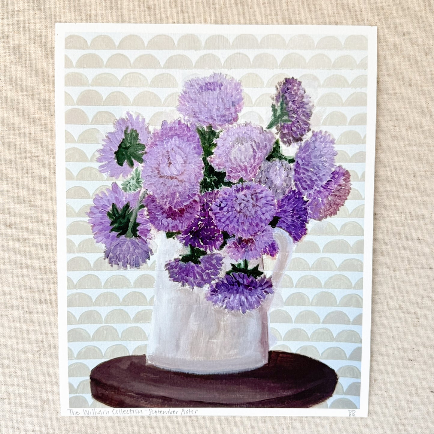 September: Aster Print | 8x10