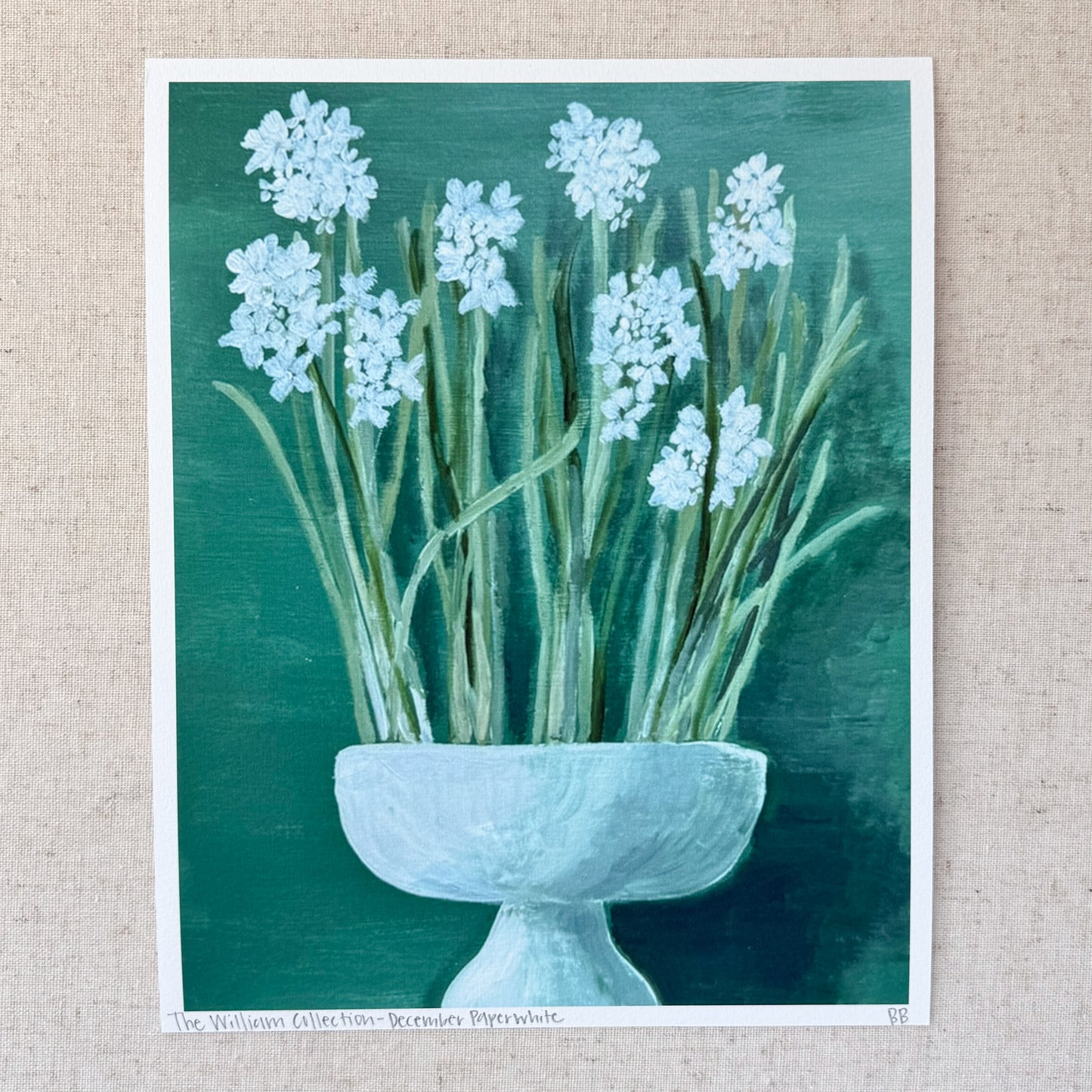 December: Paperwhites Print | 8x10