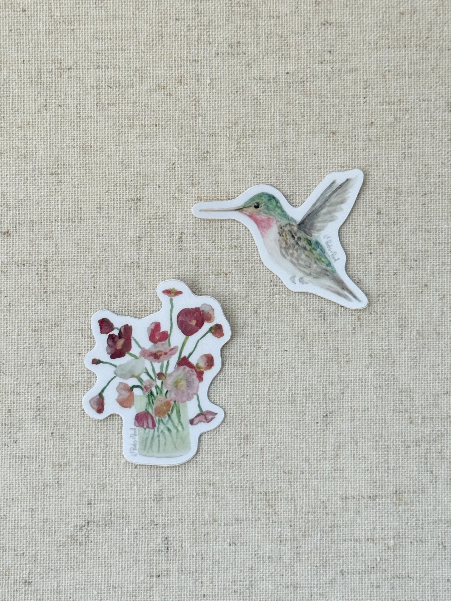 Poppies 2” Sticker