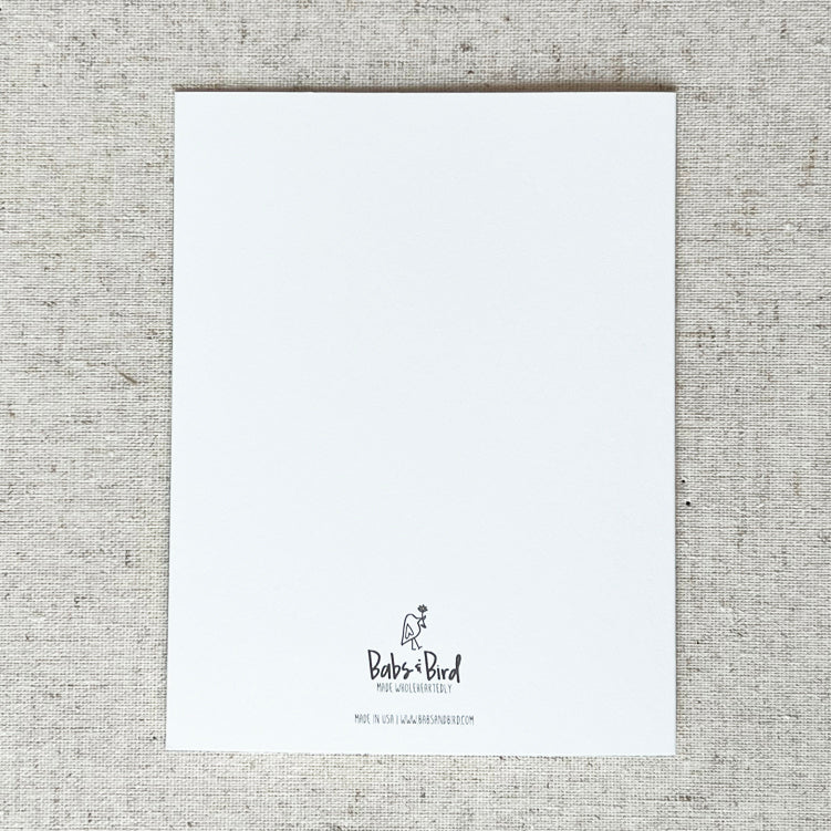 Bumblebee Just Beecause Greeting Card