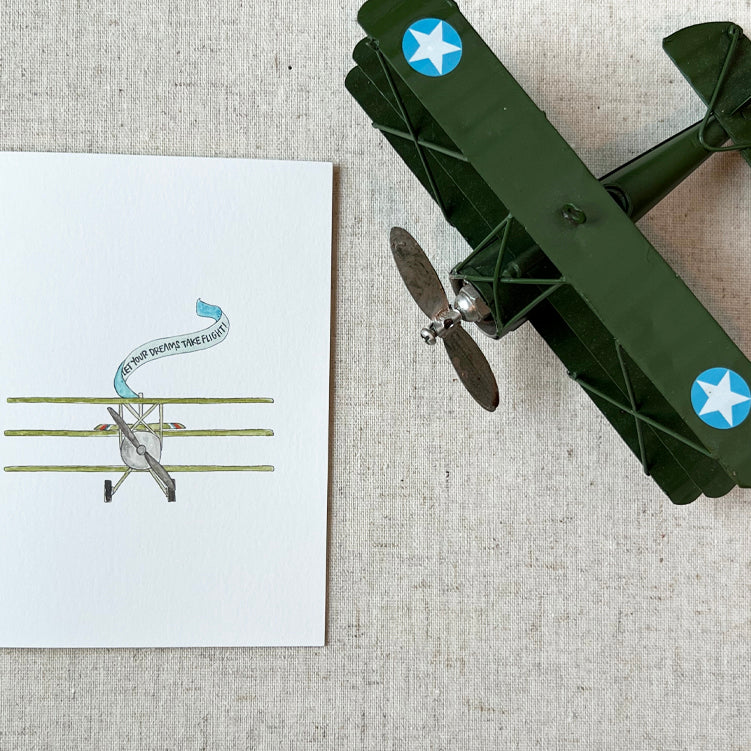 Airplane Birthday Greeting Card