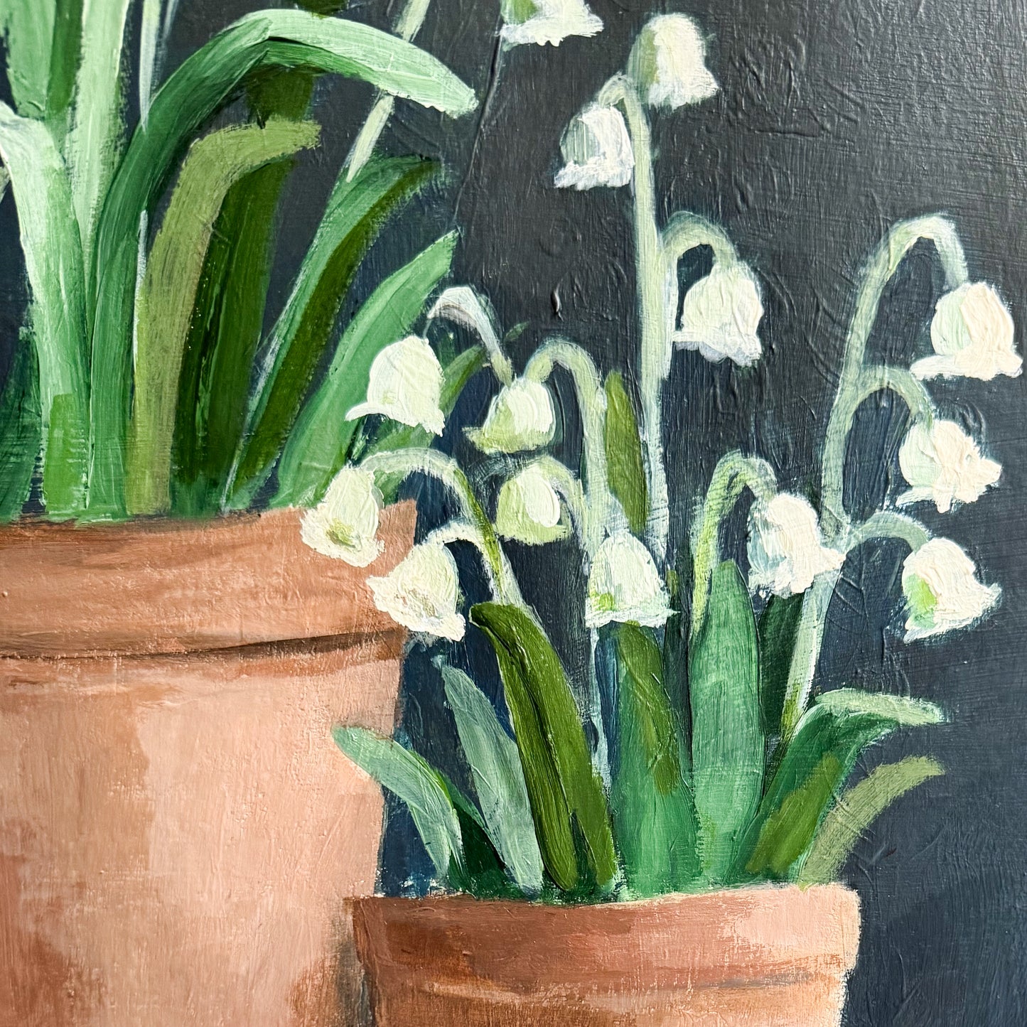 May Lily of the Valley Original | 18x24