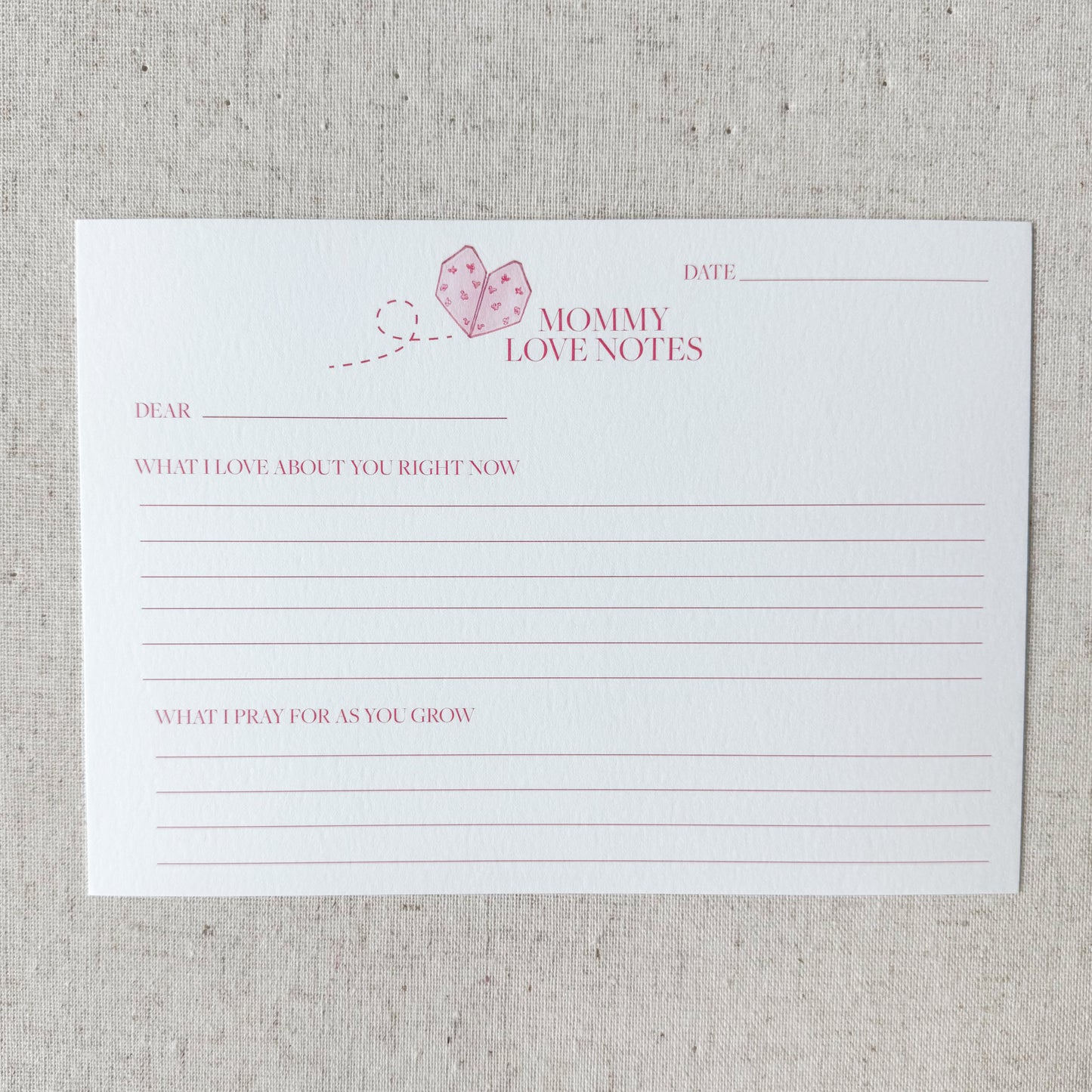 Mommy Love Notes | Girl