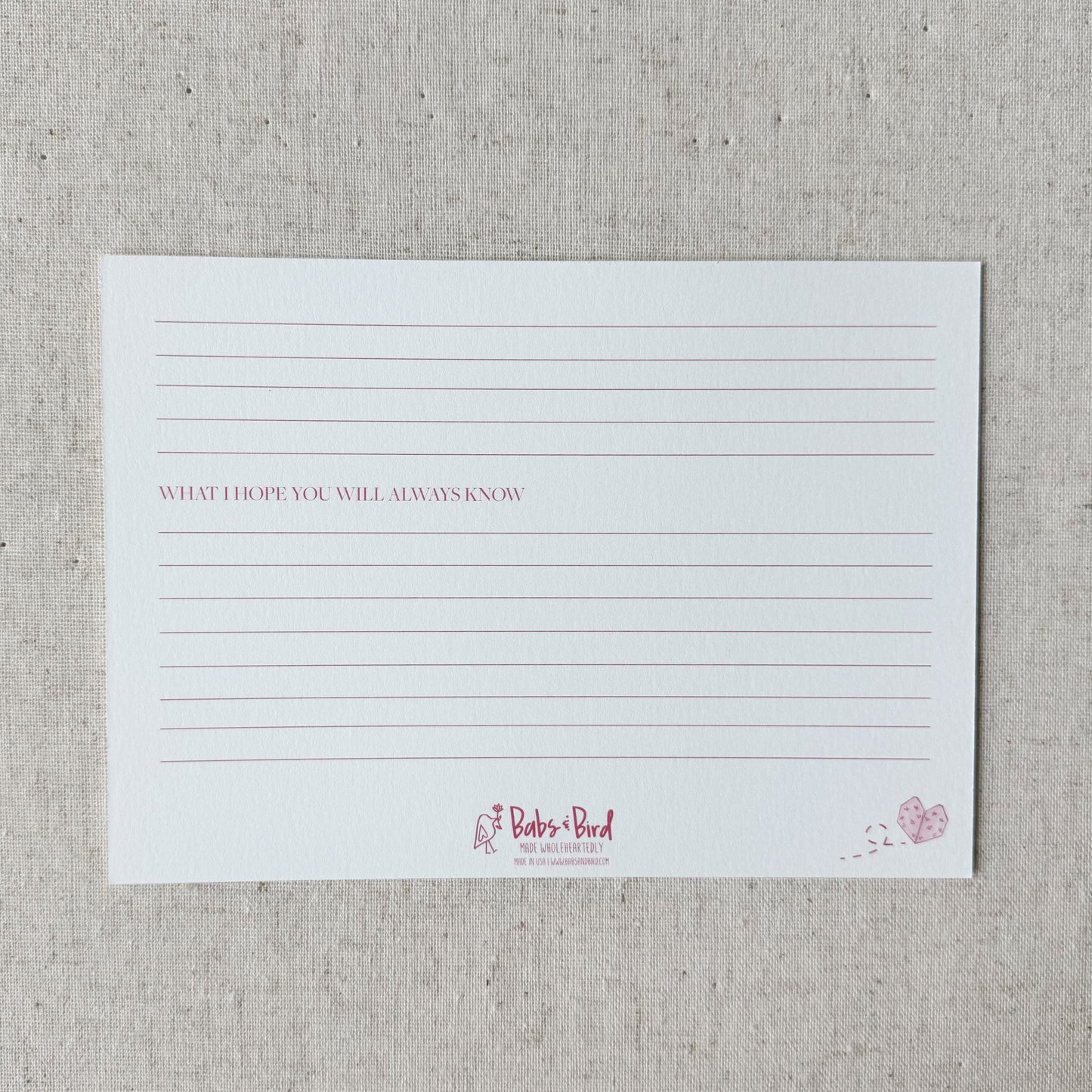 Mommy Love Notes | Girl