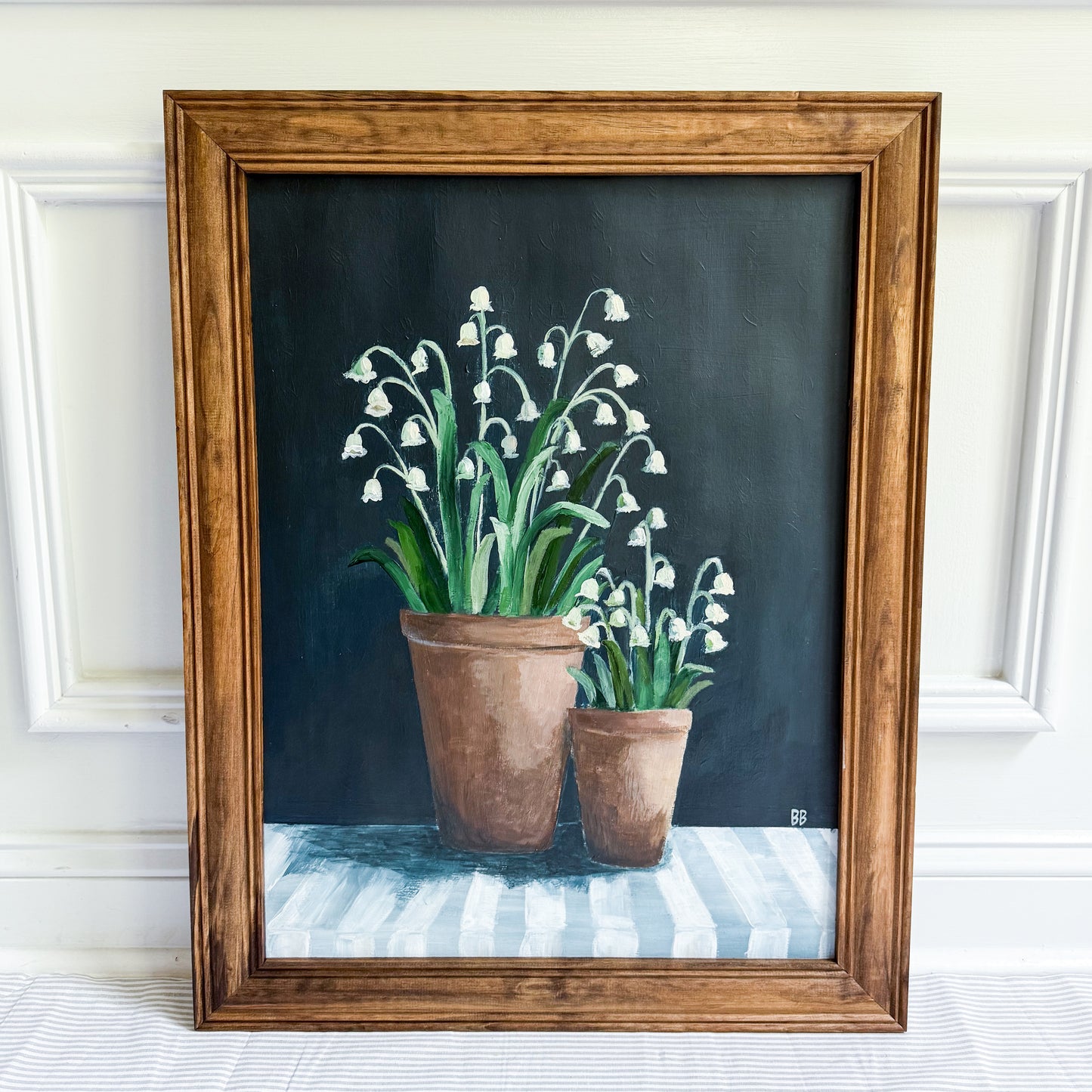 May Lily of the Valley Original | 18x24