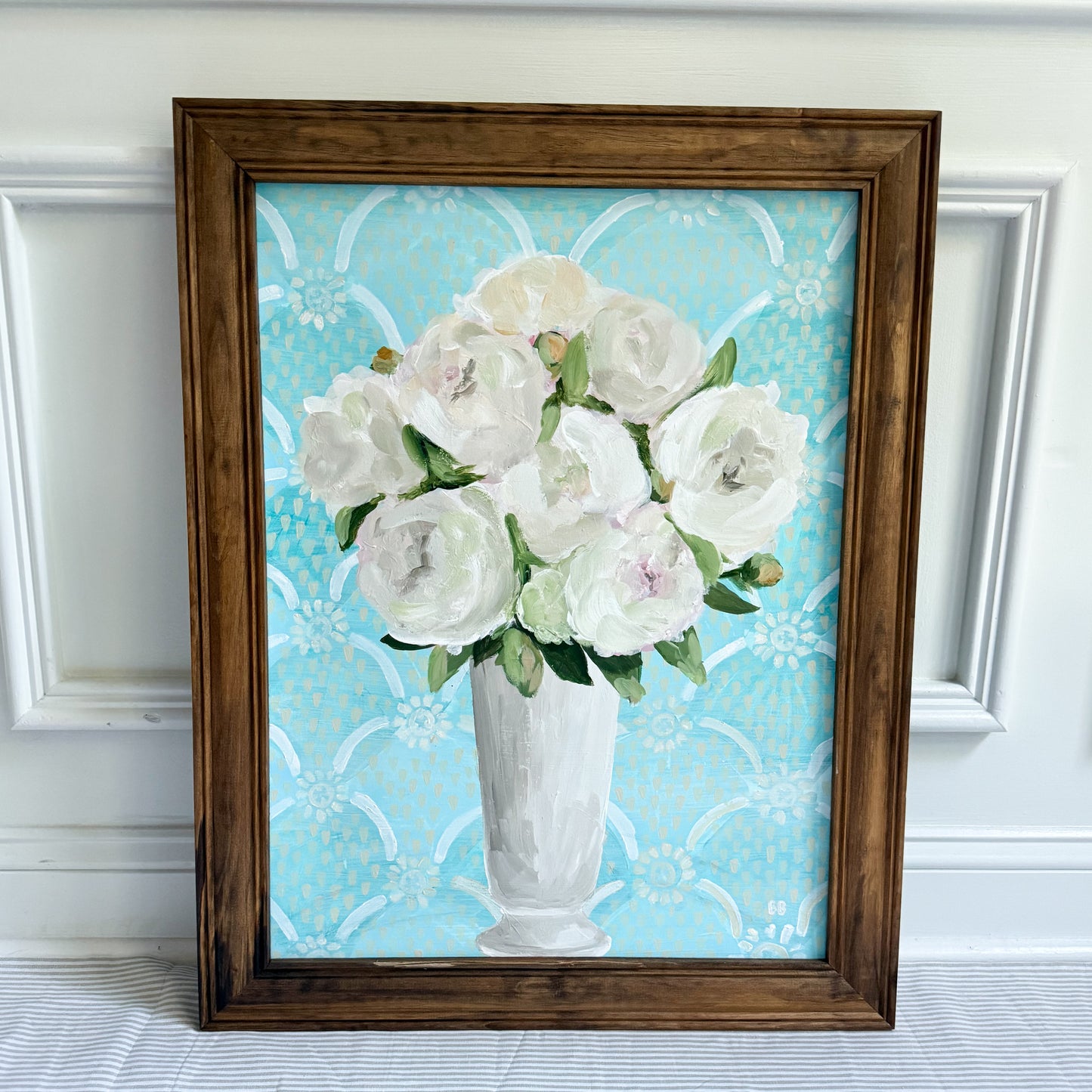 November: Peony Original | 18x24