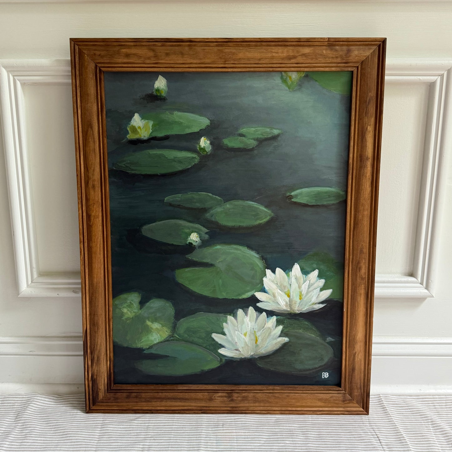 July: Water Lily Original | 18x24