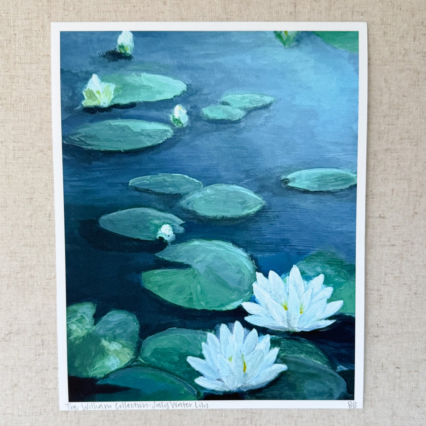 July: Water Lily Print | 8x10