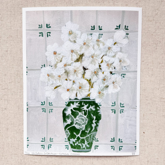 October: Cosmos Print | 8x10