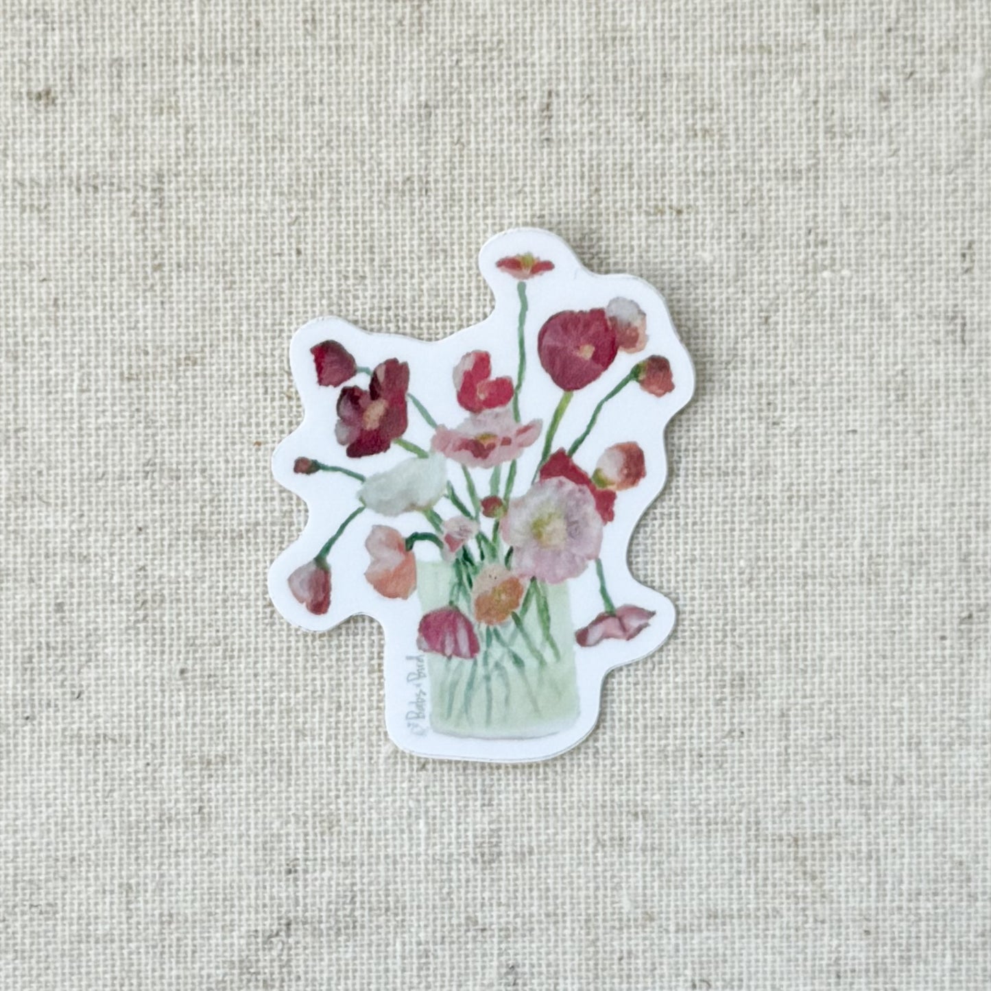 Poppies 2” Sticker