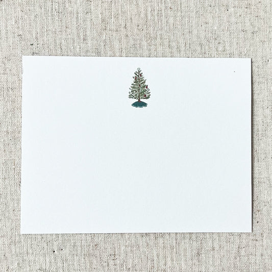 Holiday Tree Card Stationery | Set of 8
