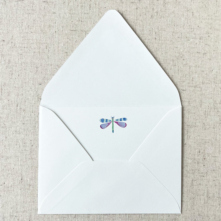 Dragonfly Card Stationery | Set of 8