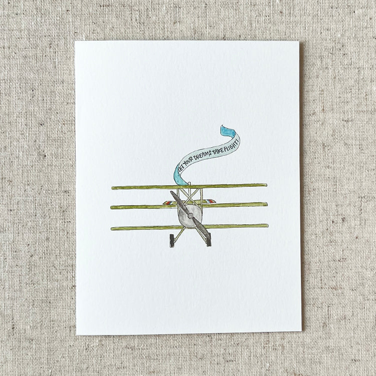 Airplane Birthday Greeting Card